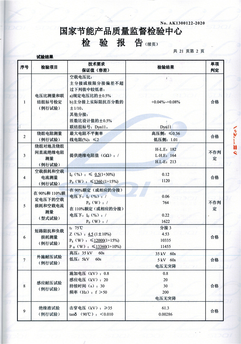 高低压试验报告-S11-1250皋兰皋兰皋兰油浸式变压器-2.jpg